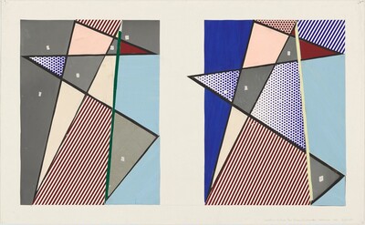 Imperfect Diptych 57 7/8" x 93 3/4"