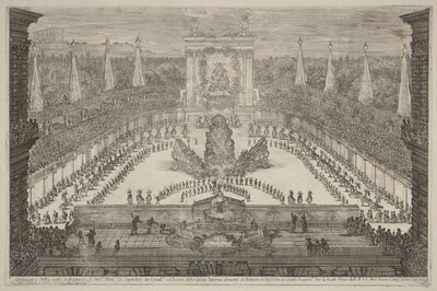 The Prince of Tuscany, His Horse Troops and Carriages around Mount Atlas