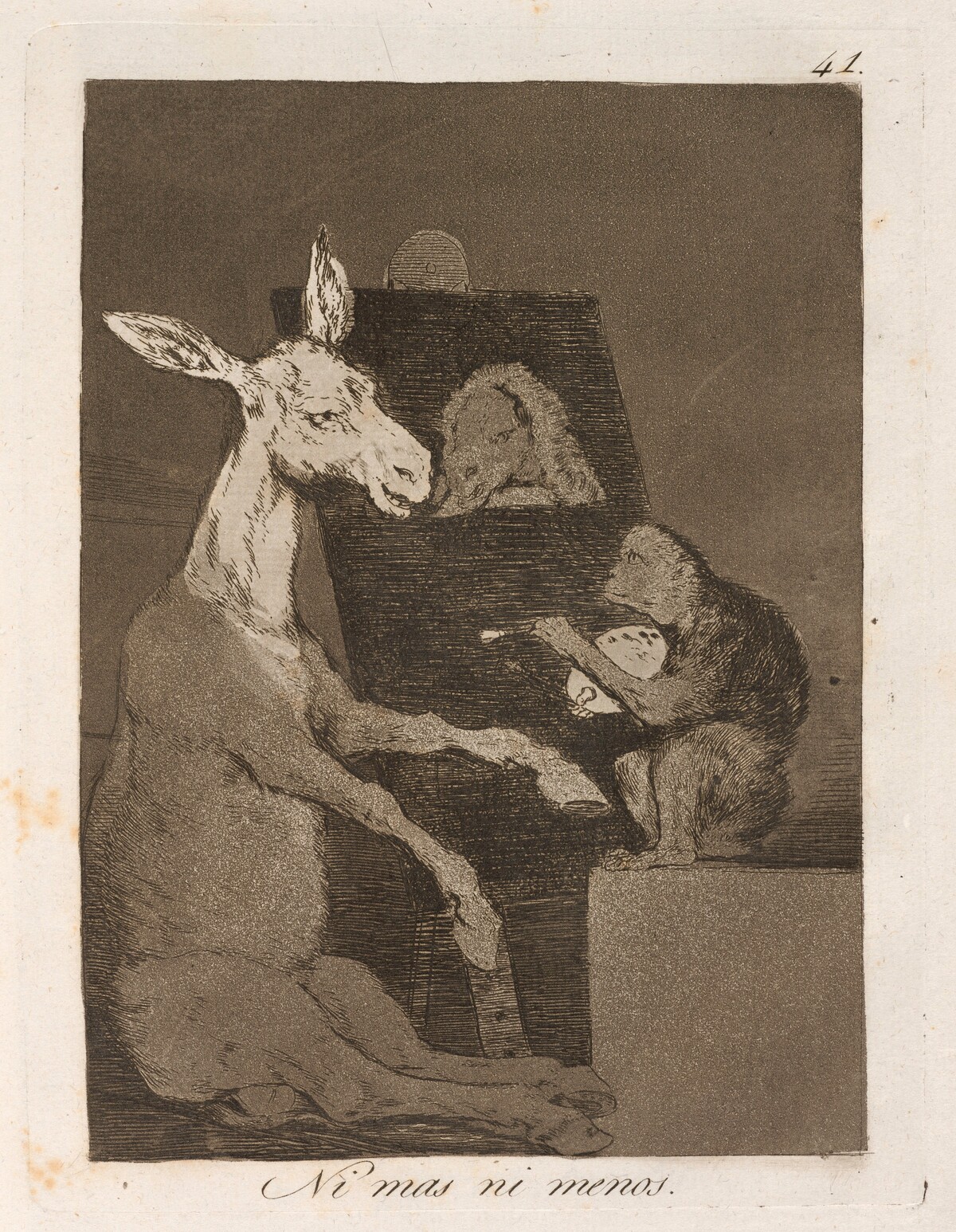 Ni mas ni menos (Neither More nor Less) by Francisco Goya