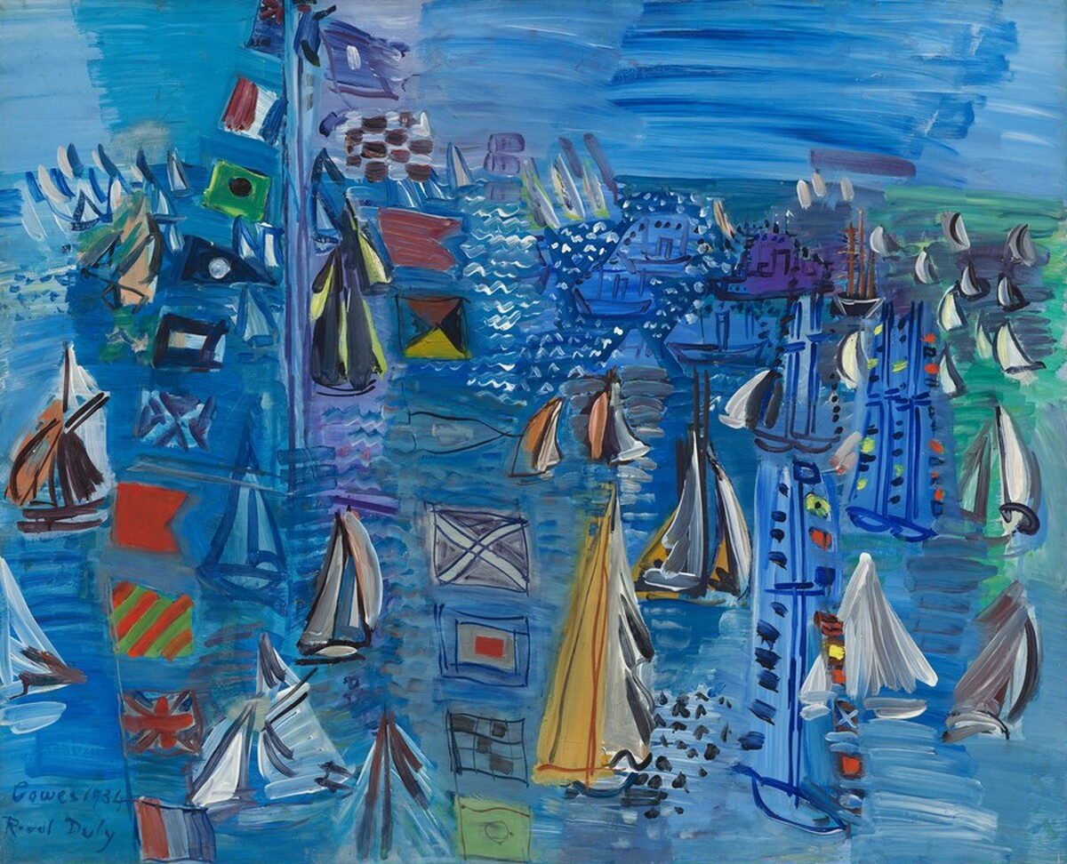 Regatta at Cowes by Raoul Dufy