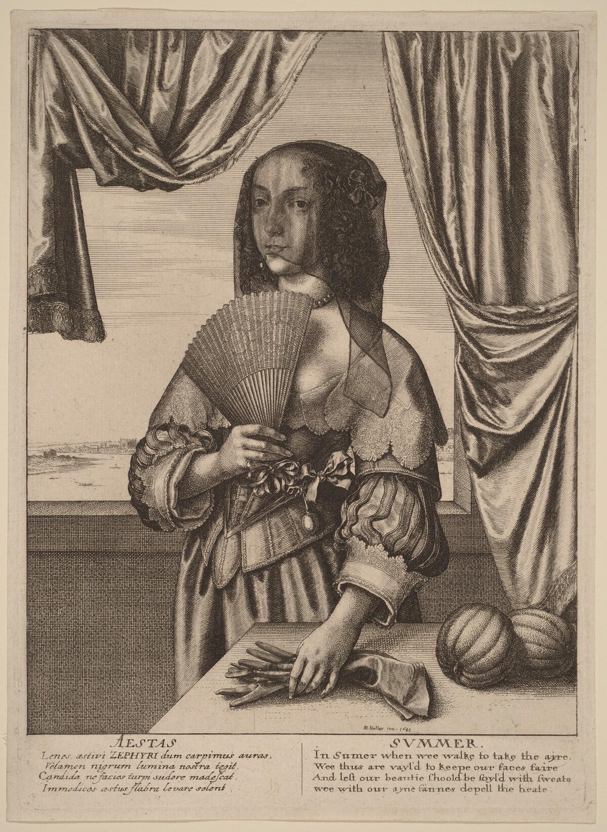 Summer by Wenceslaus Hollar