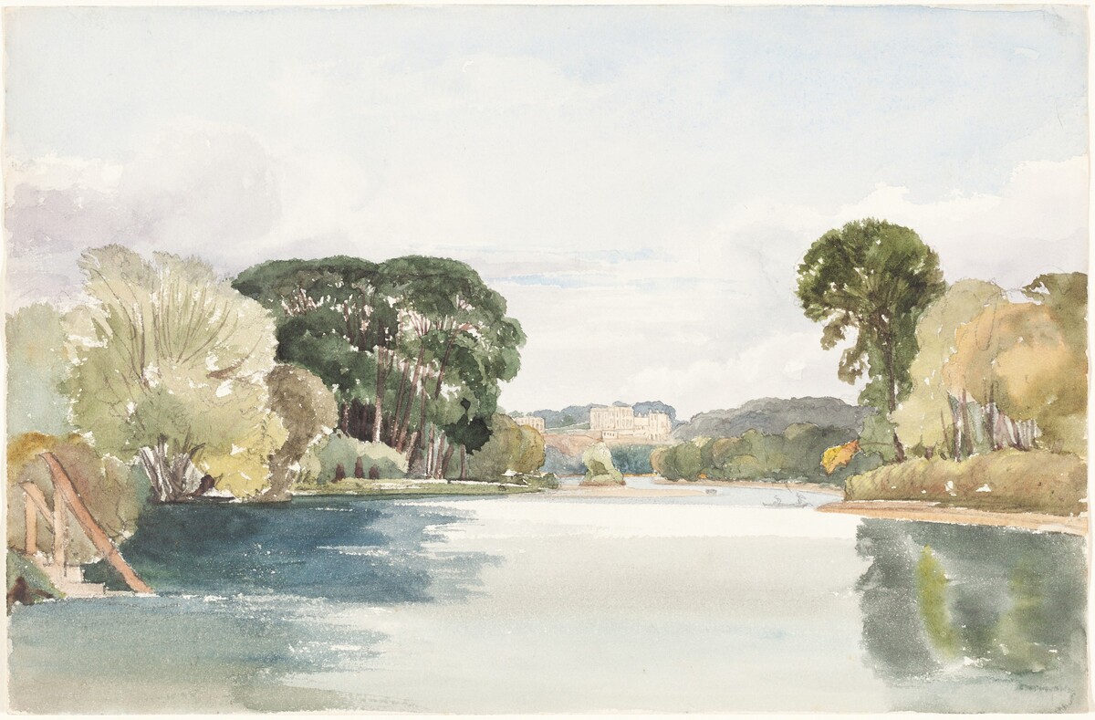 River Scene with Distant Castle by James Bulwer