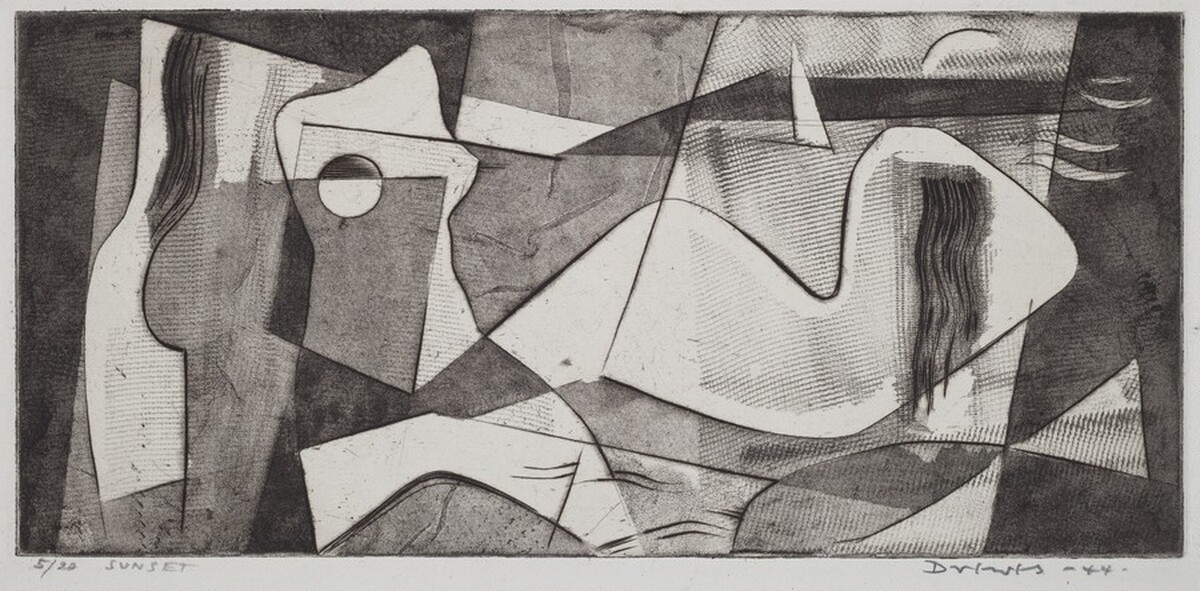 Sunset by Werner Drewes