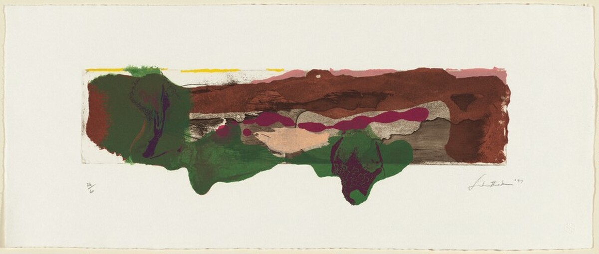 A Page From A Book II by Helen Frankenthaler