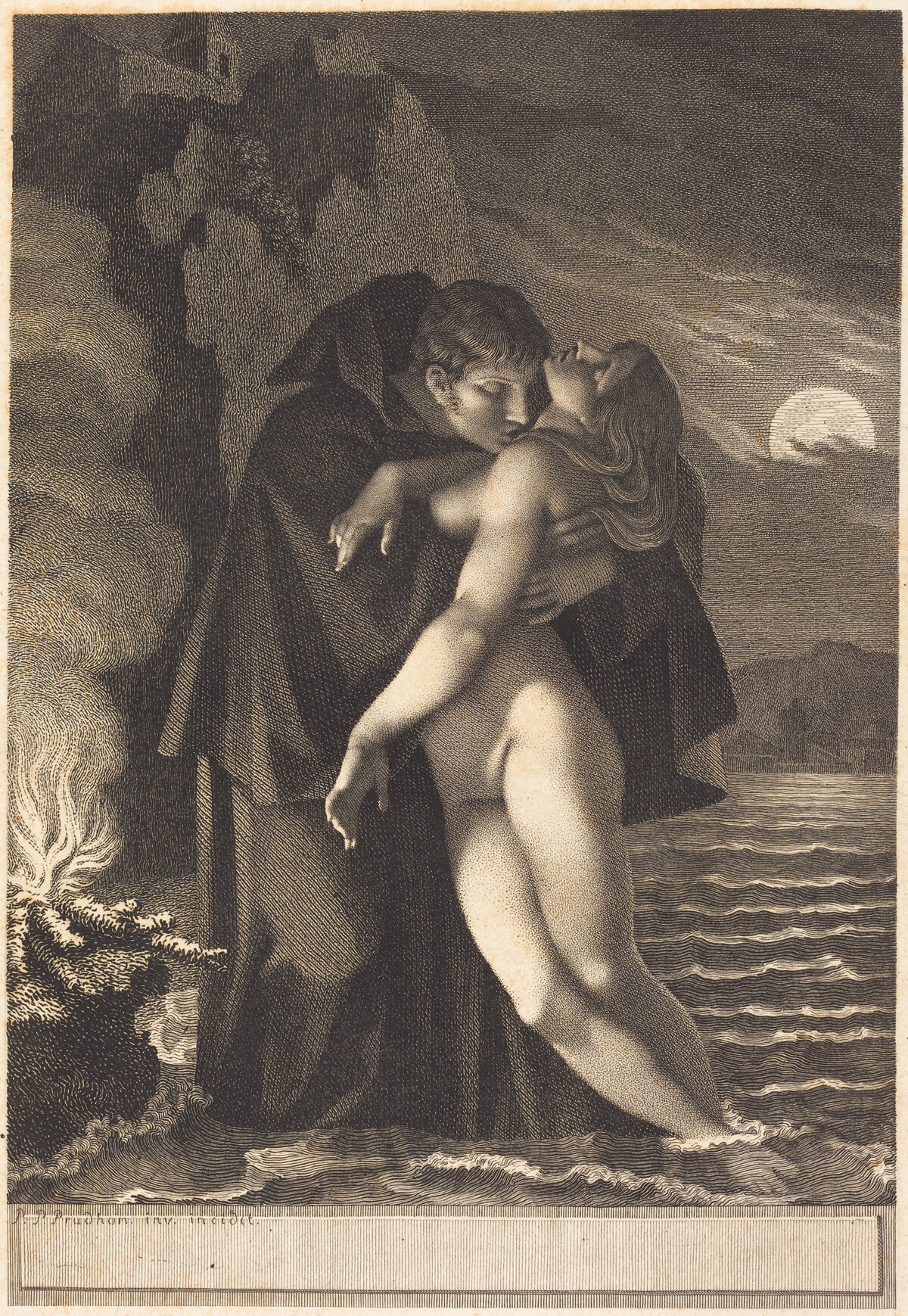 Phrosine and Melidore by Pierre Paul Prud'hon