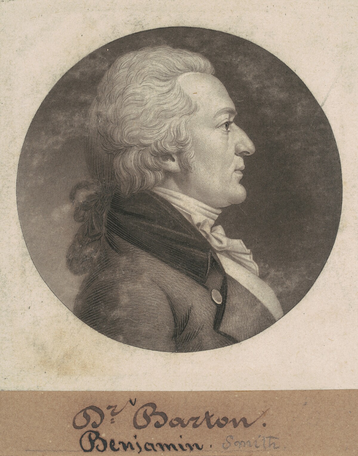 Benjamin Smith Barton by Charles B. J. Févret de Saint-Mémin