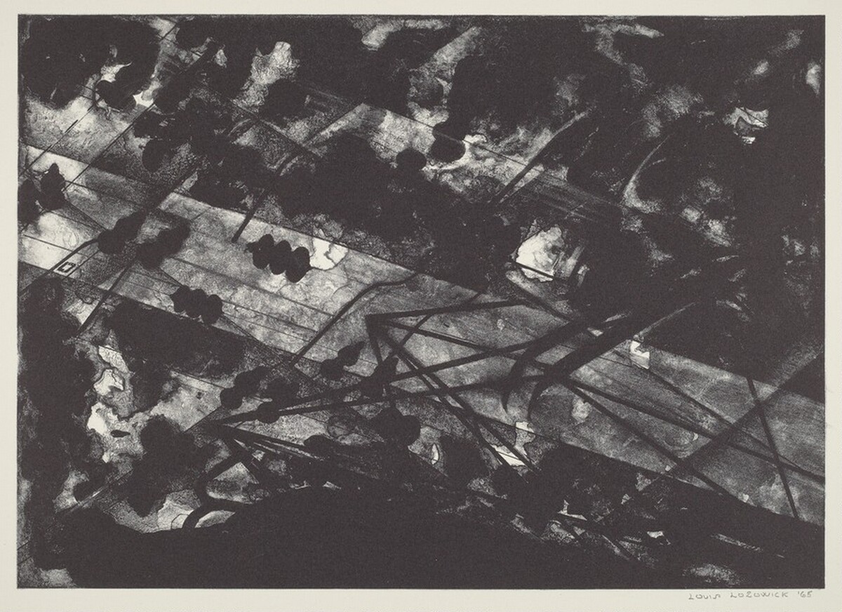 Aerial Landscape by Louis Lozowick