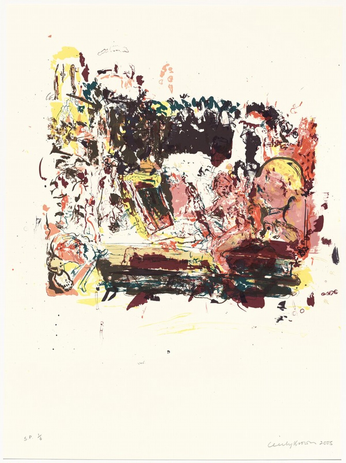 Untitled [special proof] by Cecily Brown