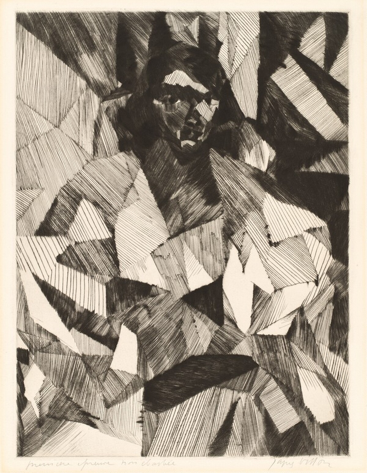 Yvonne D. from the Front by Jacques Villon