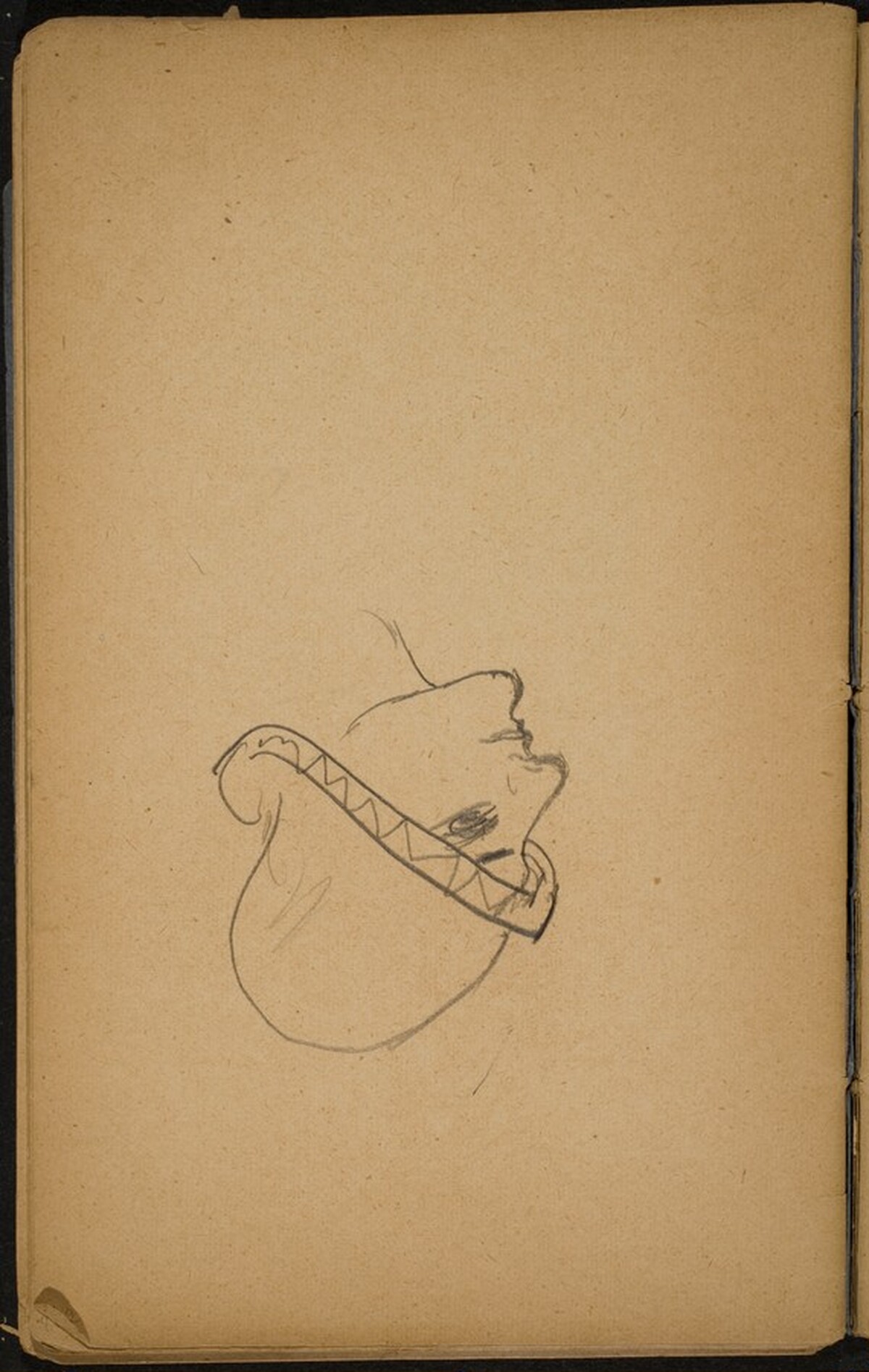 Frauenkopf mit Hut (Woman's Head with a Hat) [p. 82] by Max Beckmann