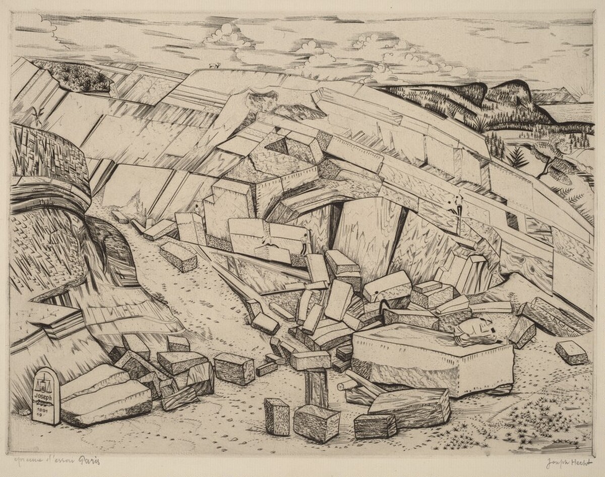 Quarry (Carriere) by Joseph Hecht