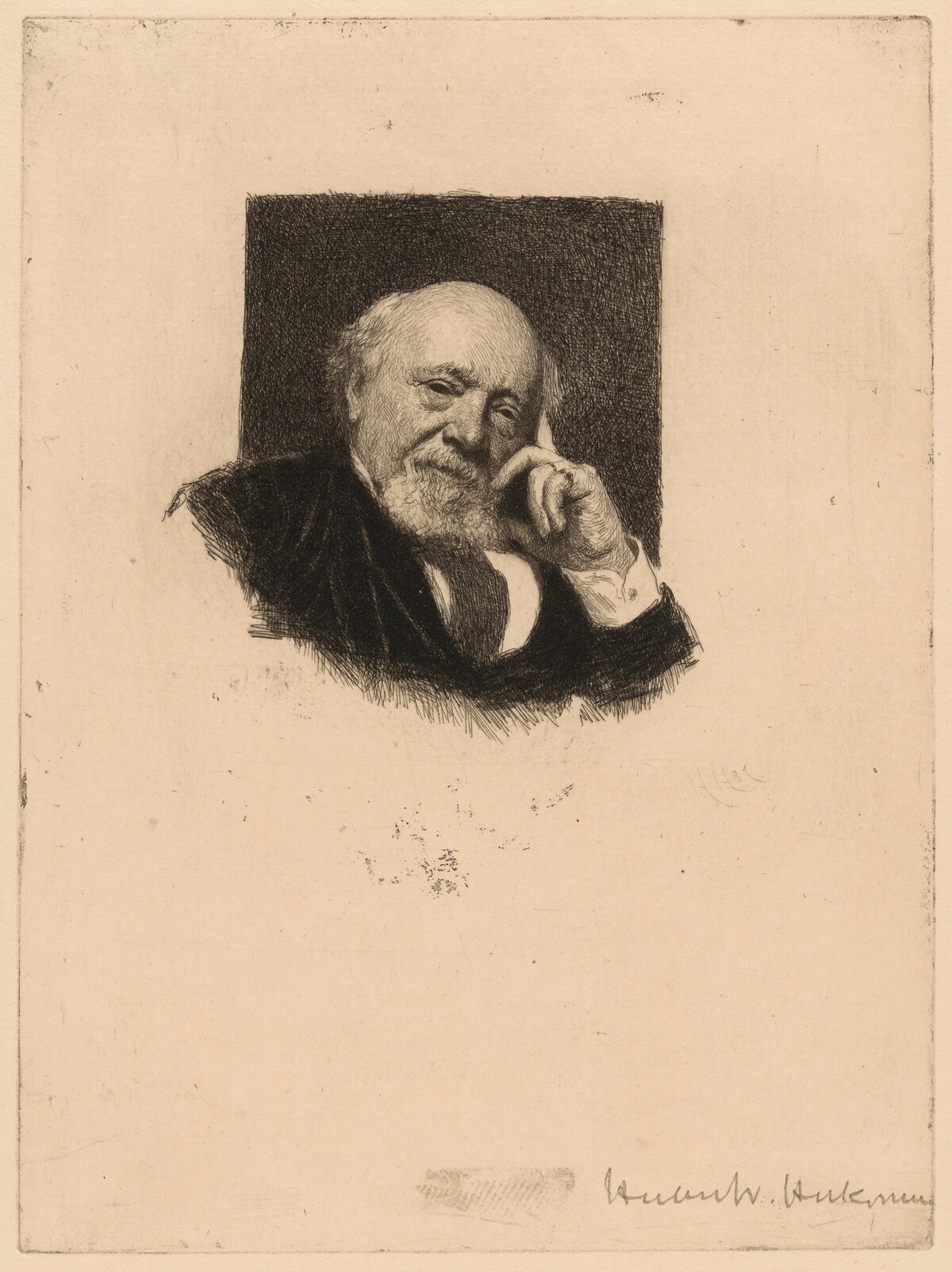 Portrait of a Man by Hubert von Herkomer