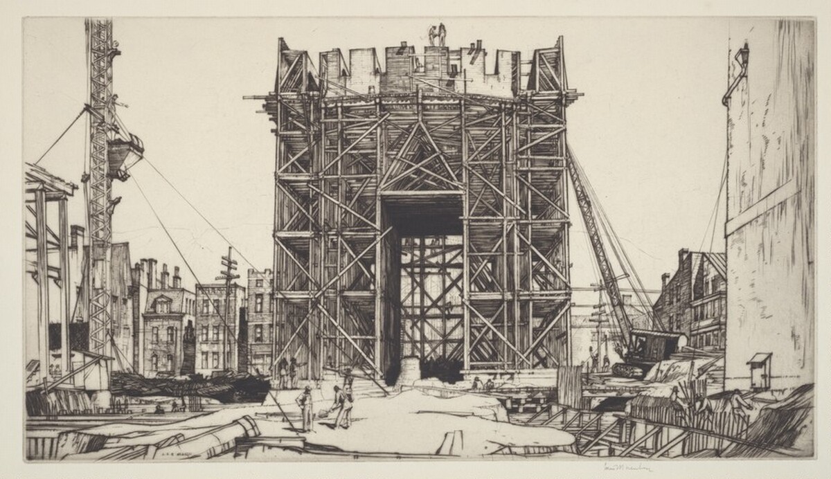 Cincinnati Terminal by Louis Conrad Rosenberg
