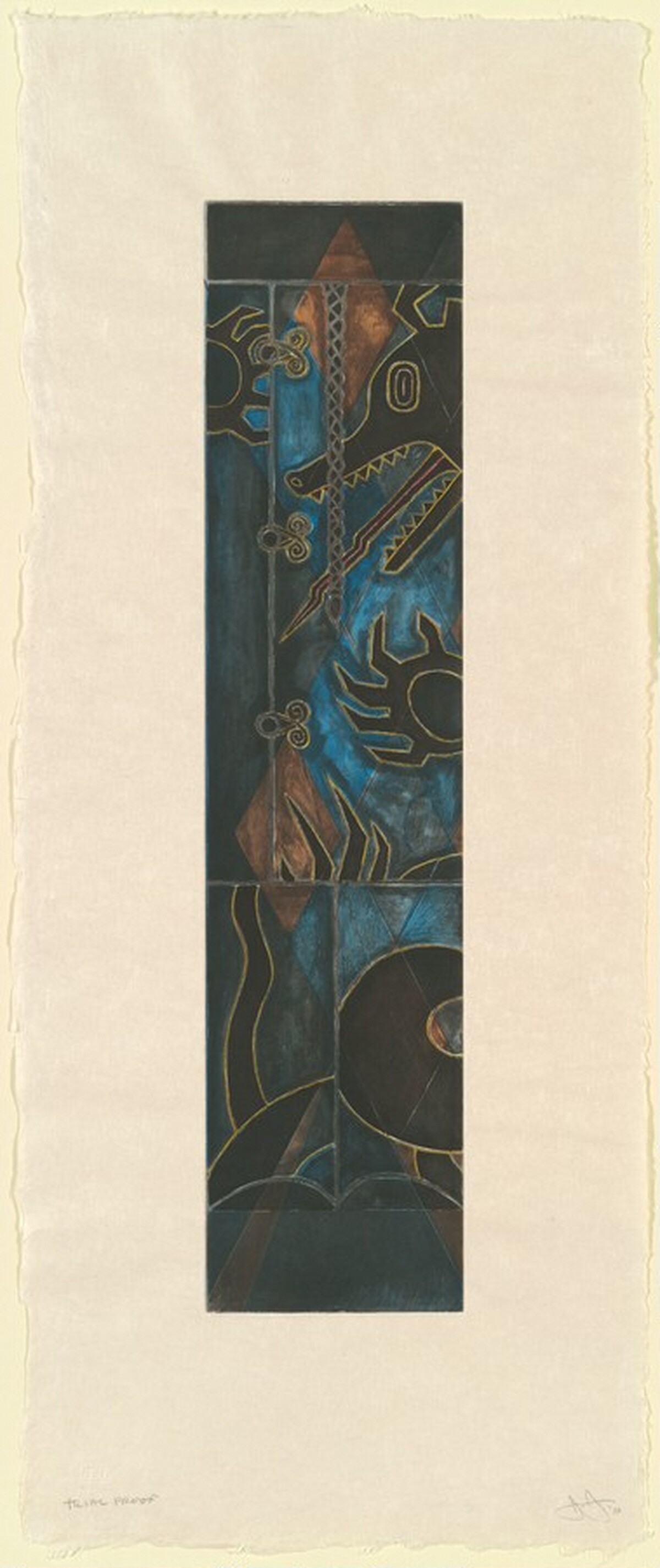 Two Costumes [trial proof] by Jasper Johns