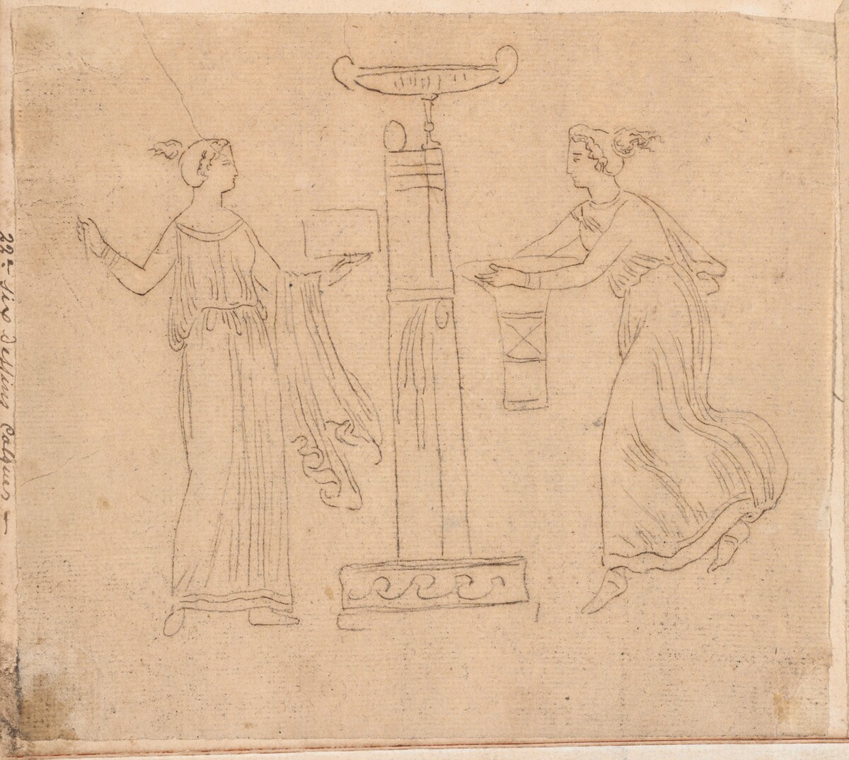 Women at an Altar by Jacques-Louis David