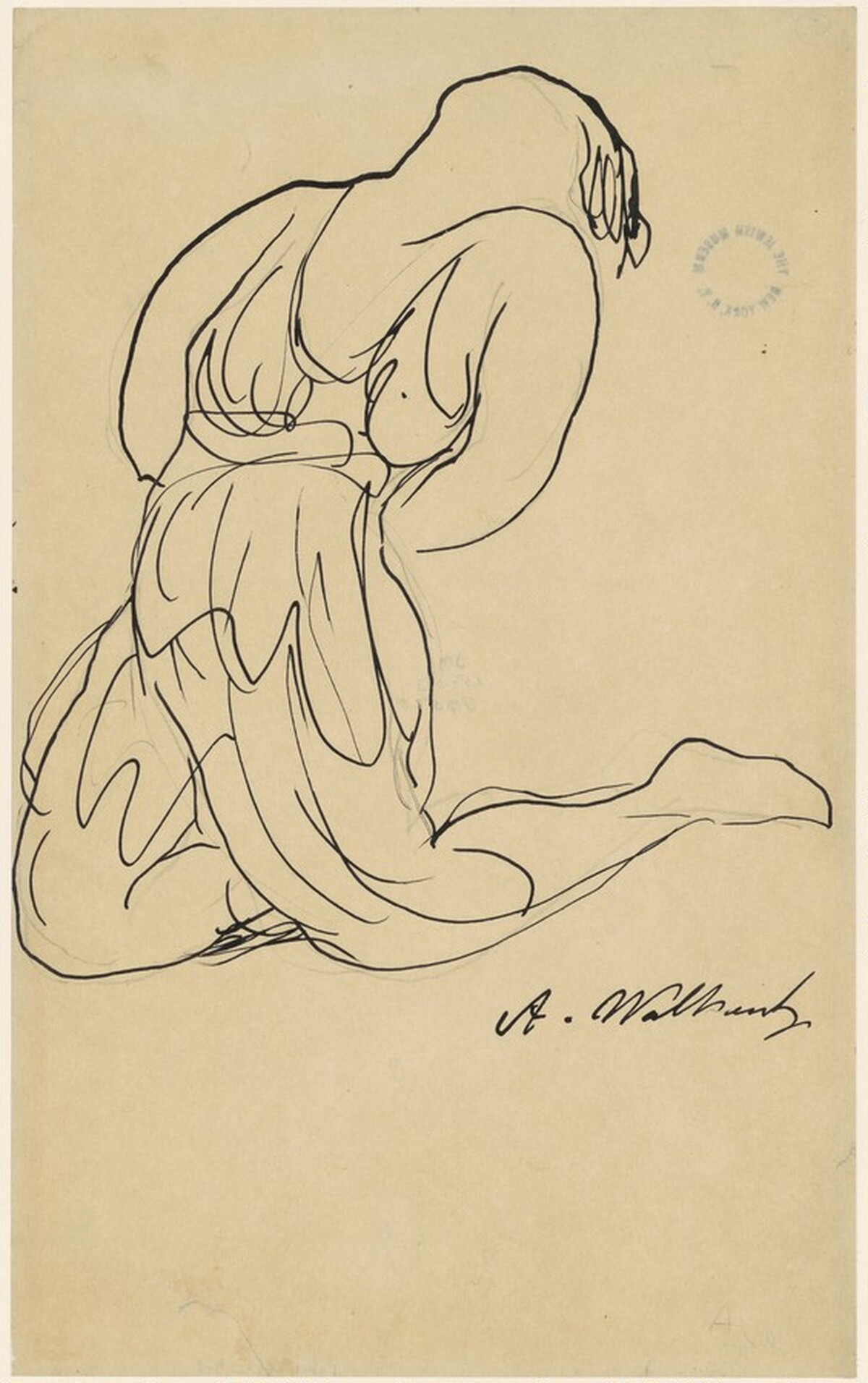 Isadora Duncan by Abraham Walkowitz
