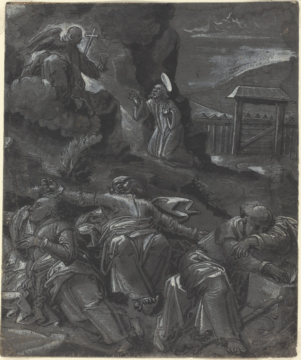 Christ in the Garden of Gethsemane by German 16th Century