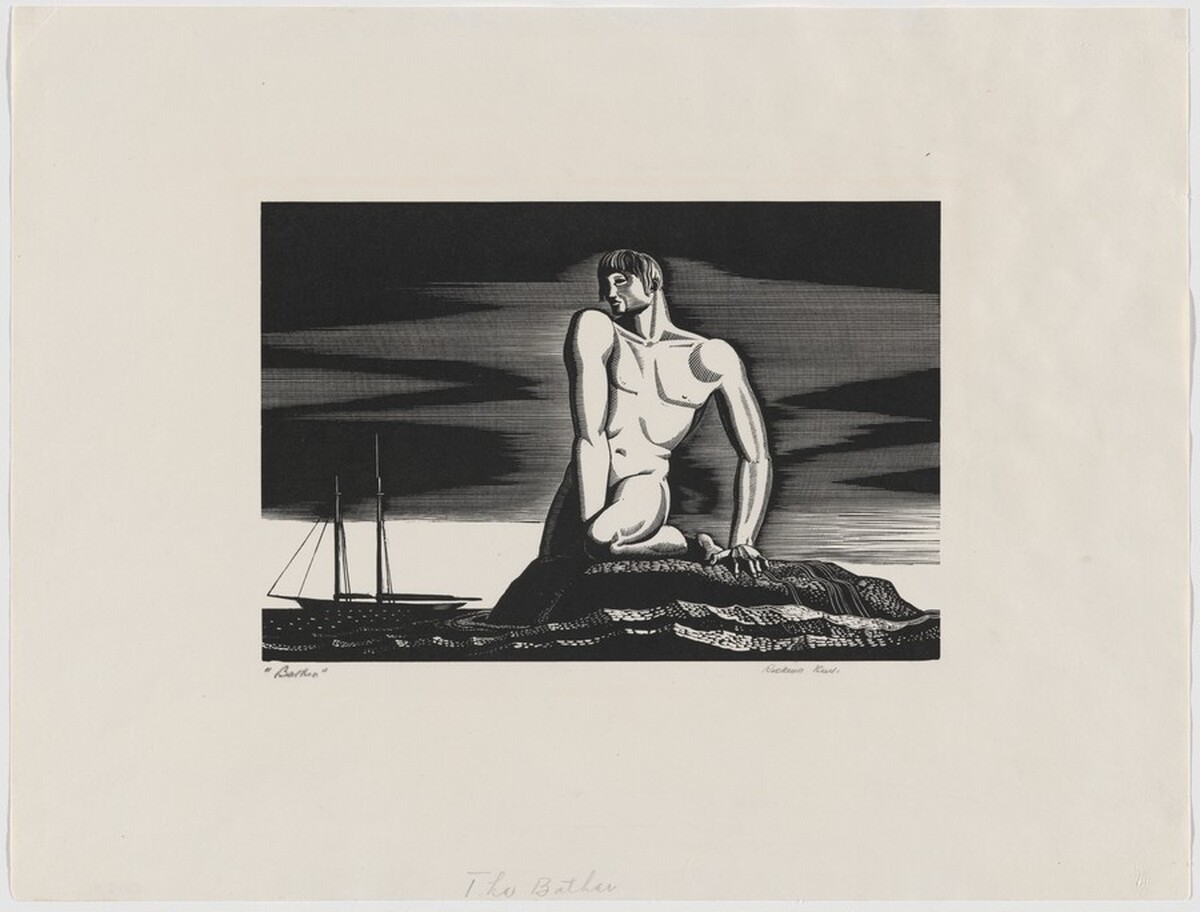 Bather by Rockwell Kent