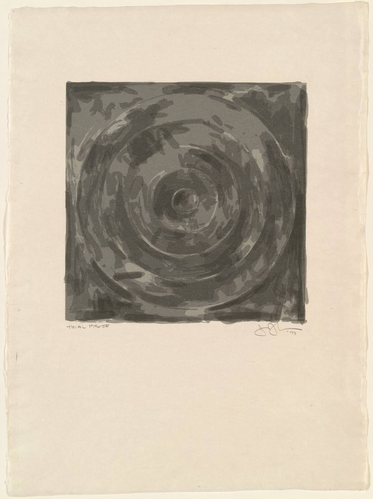 Target  [trial proof] by Jasper Johns