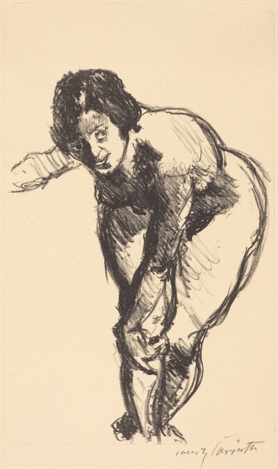 Gebeugter Akt (Nude Bending Forward)