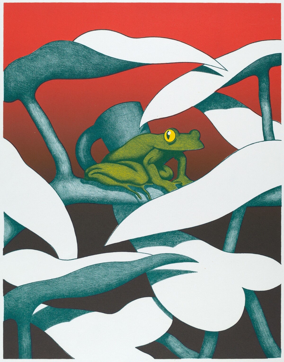 Jivaroland Frog Cup by Ken Price
