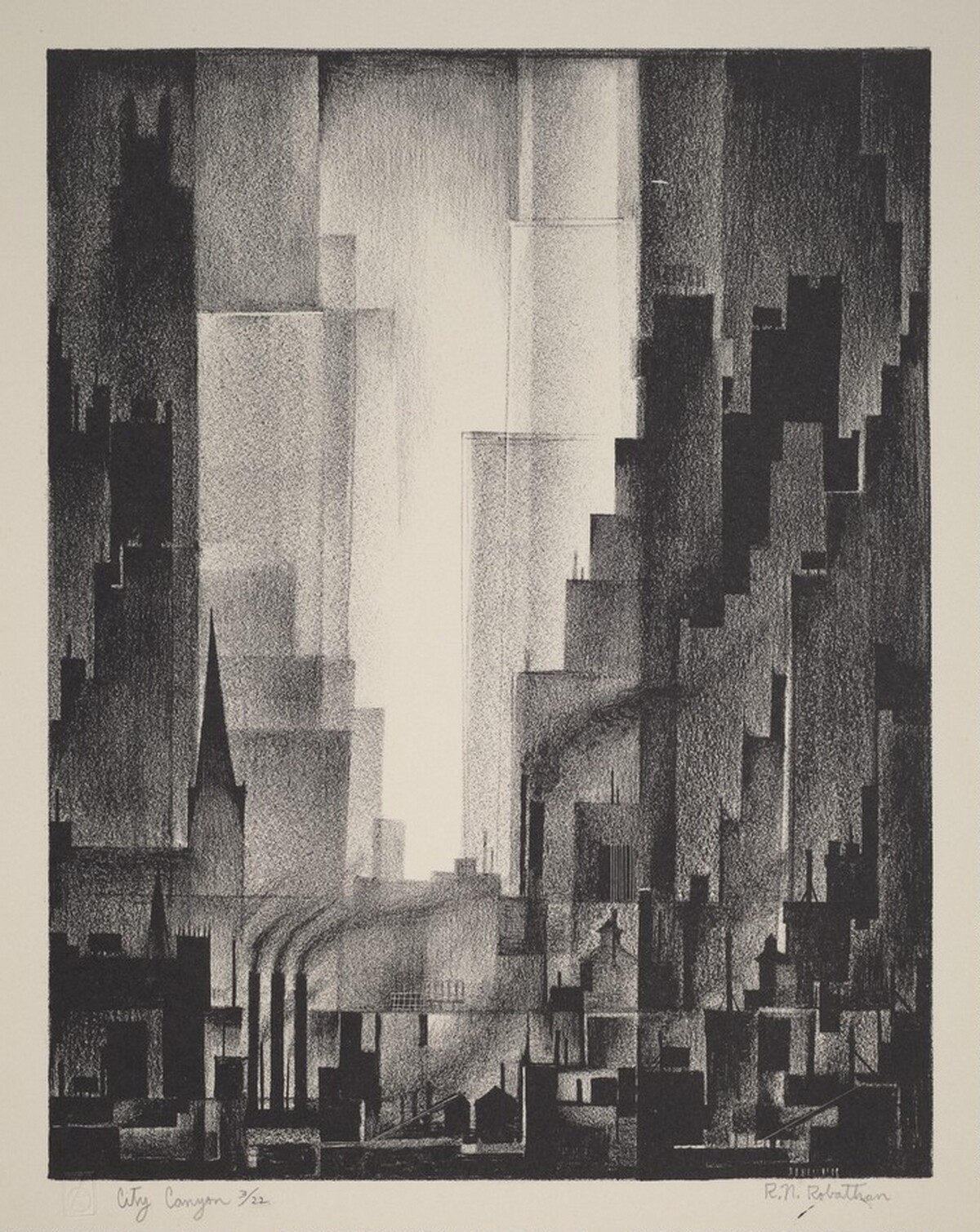 City Canyon by Robert N. Robathan