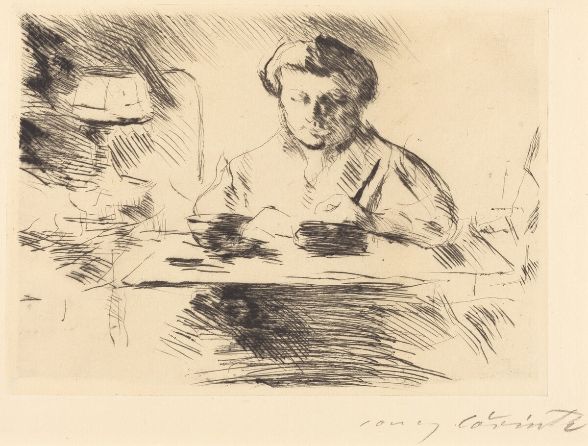 Die Gattin (Wife of the Artist) by Lovis Corinth