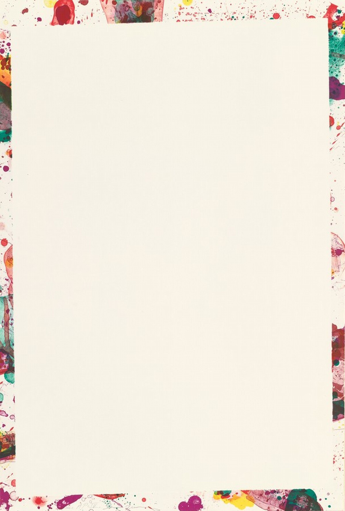 Yunan (State I) [artist's proof] by Sam Francis