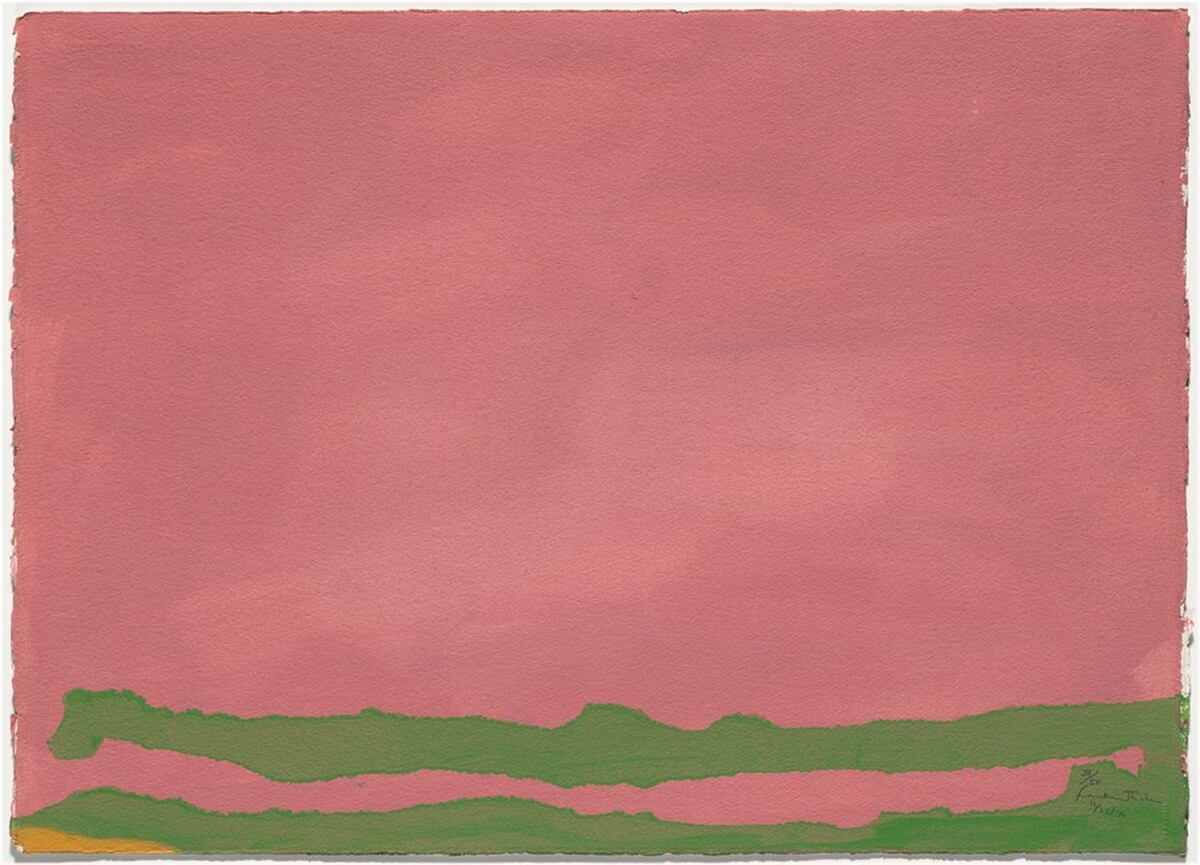 Green Likes Mauve by Helen Frankenthaler