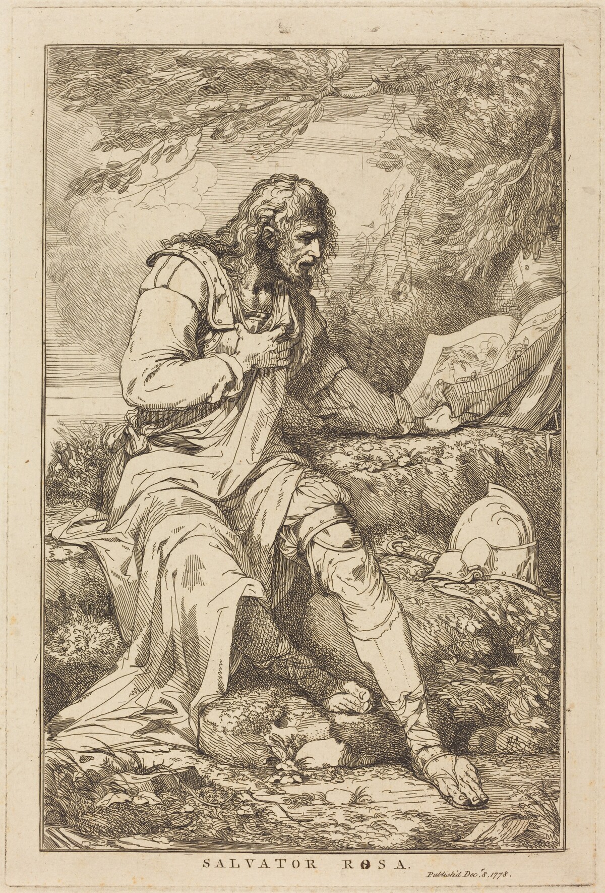 Salvator Rosa by John Hamilton Mortimer