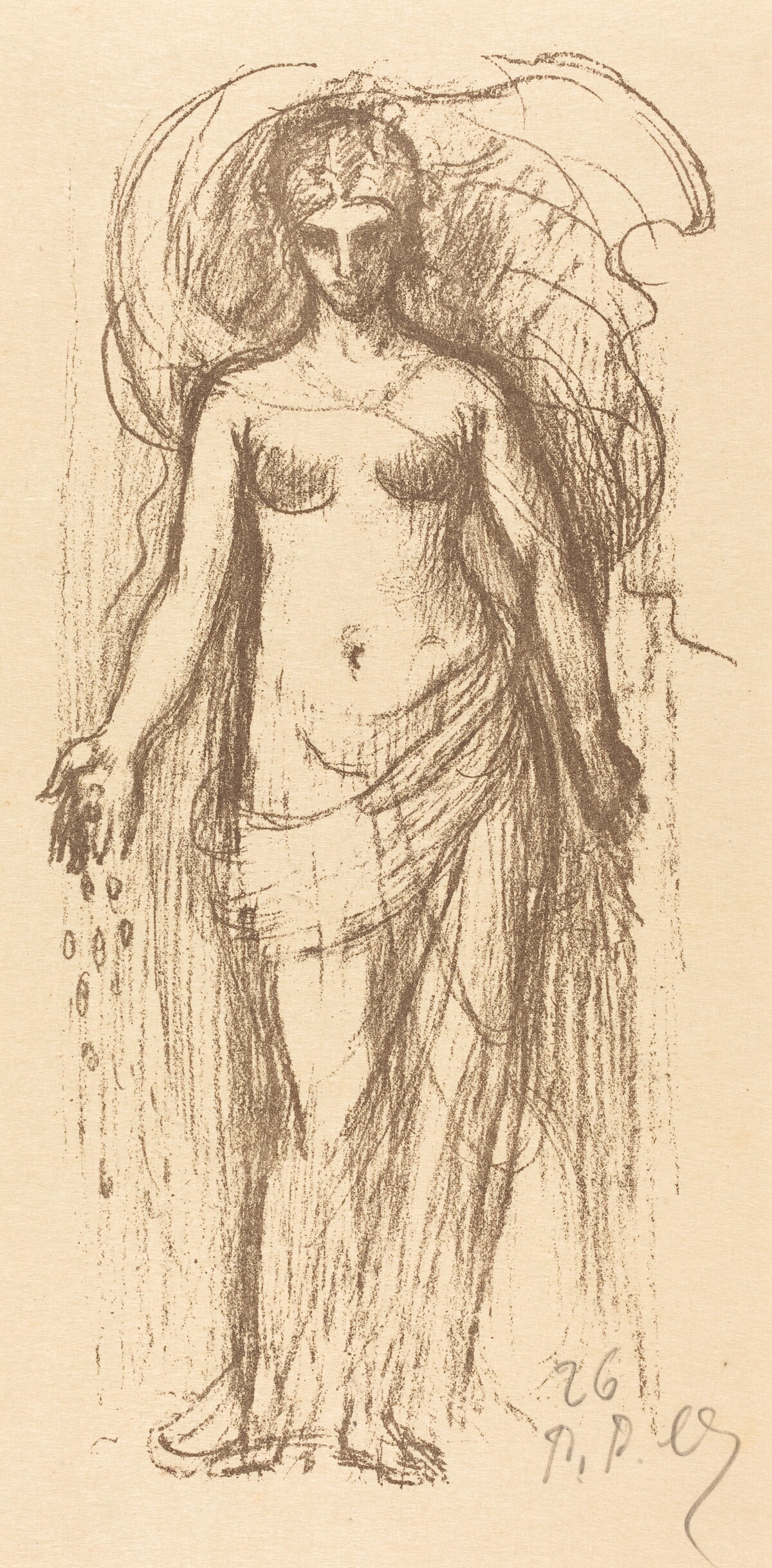Study of a Woman (Abundance) by Pierre Puvis de Chavannes