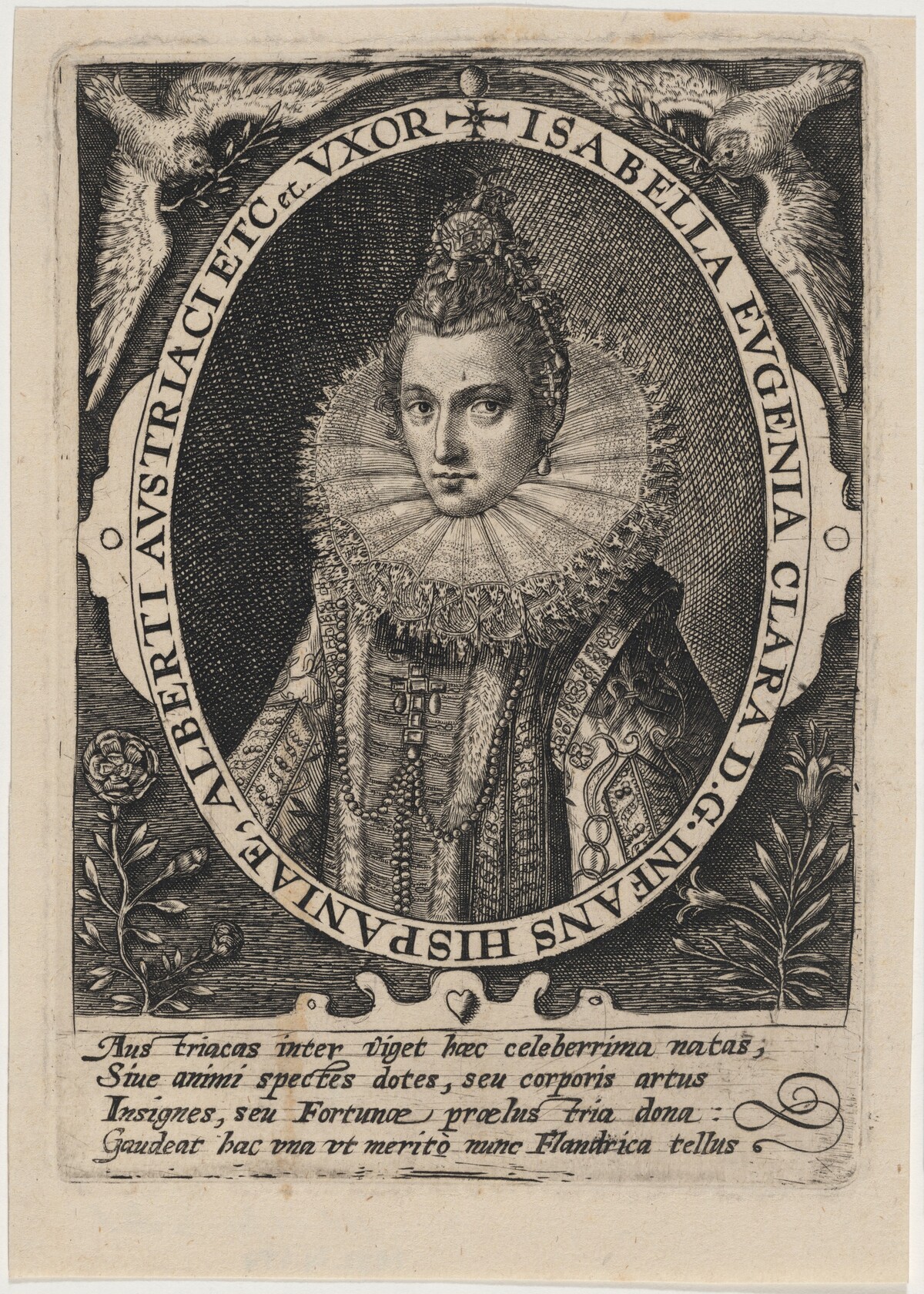 Isabella Clara Eugenia, Infanta by Crispijn de Passe I