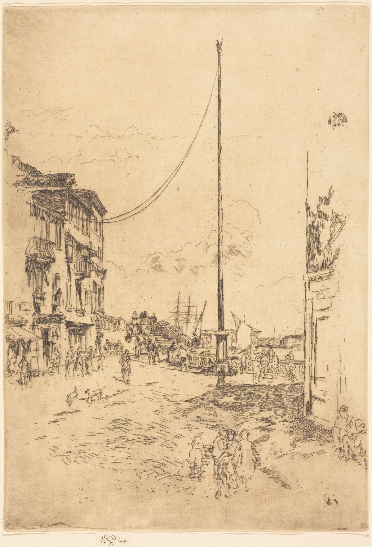 The Little Mast by James McNeill Whistler