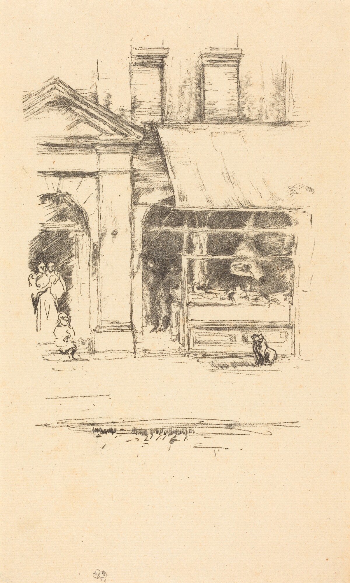 The Butcher's Dog by James McNeill Whistler