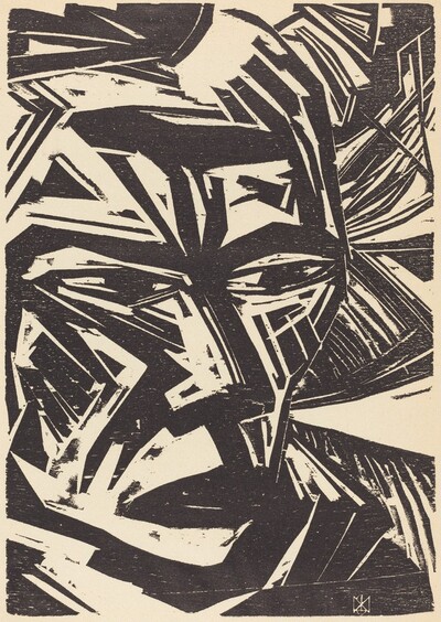 Head of a Man (Self-Portrait) (Männerkopf [Selbstbildnis])