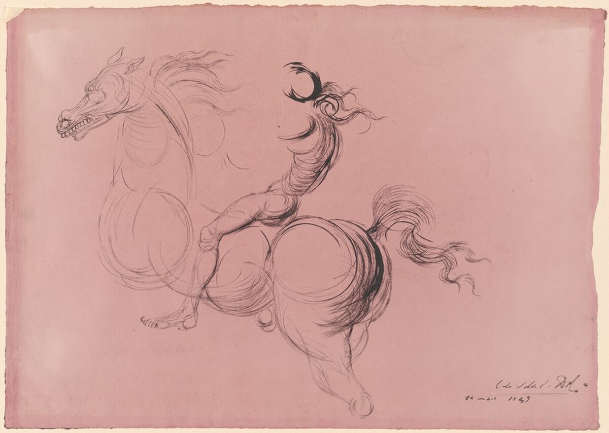 Horseman by Salvador Dalí