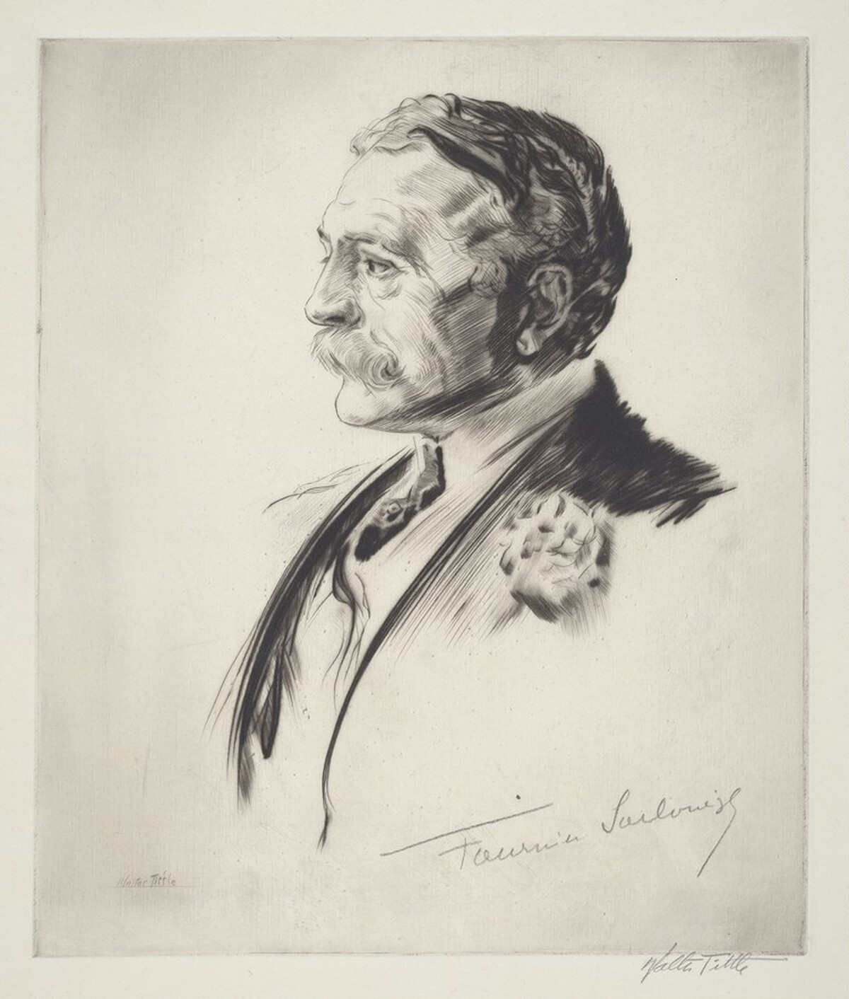 Monsieur Fournier Sarlovèze, Member of the French Chamber of Deputies by Walter Tittle