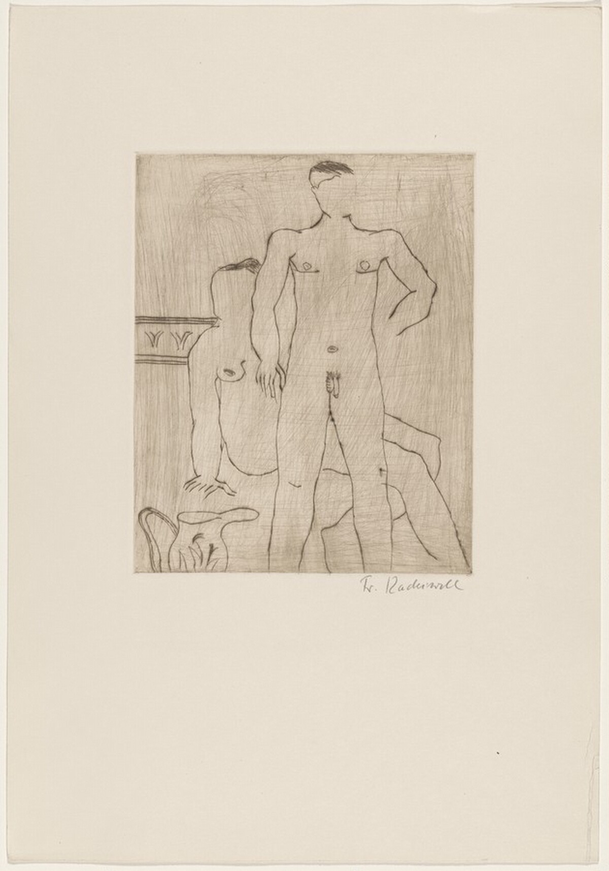 Zwei Akte [Two Acts] by Franz Radziwill