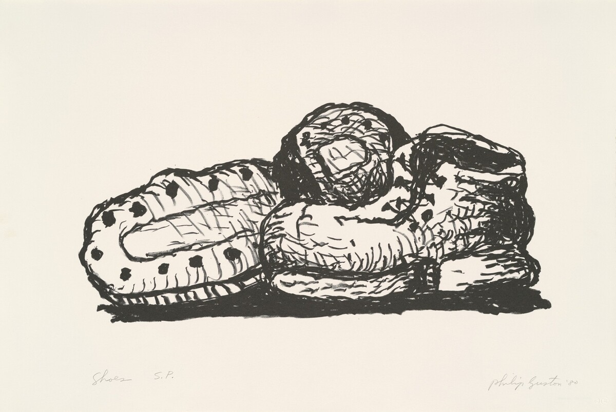 Shoes [special proof] by Philip Guston