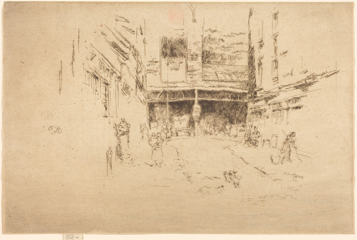 Clothes Exchange, No.I by James McNeill Whistler