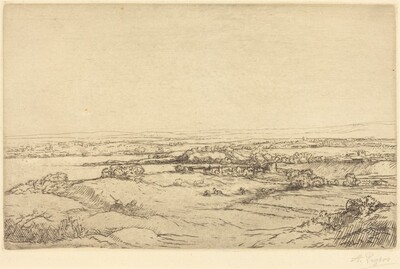 Plain near a Lake (La plaine pres du lac)