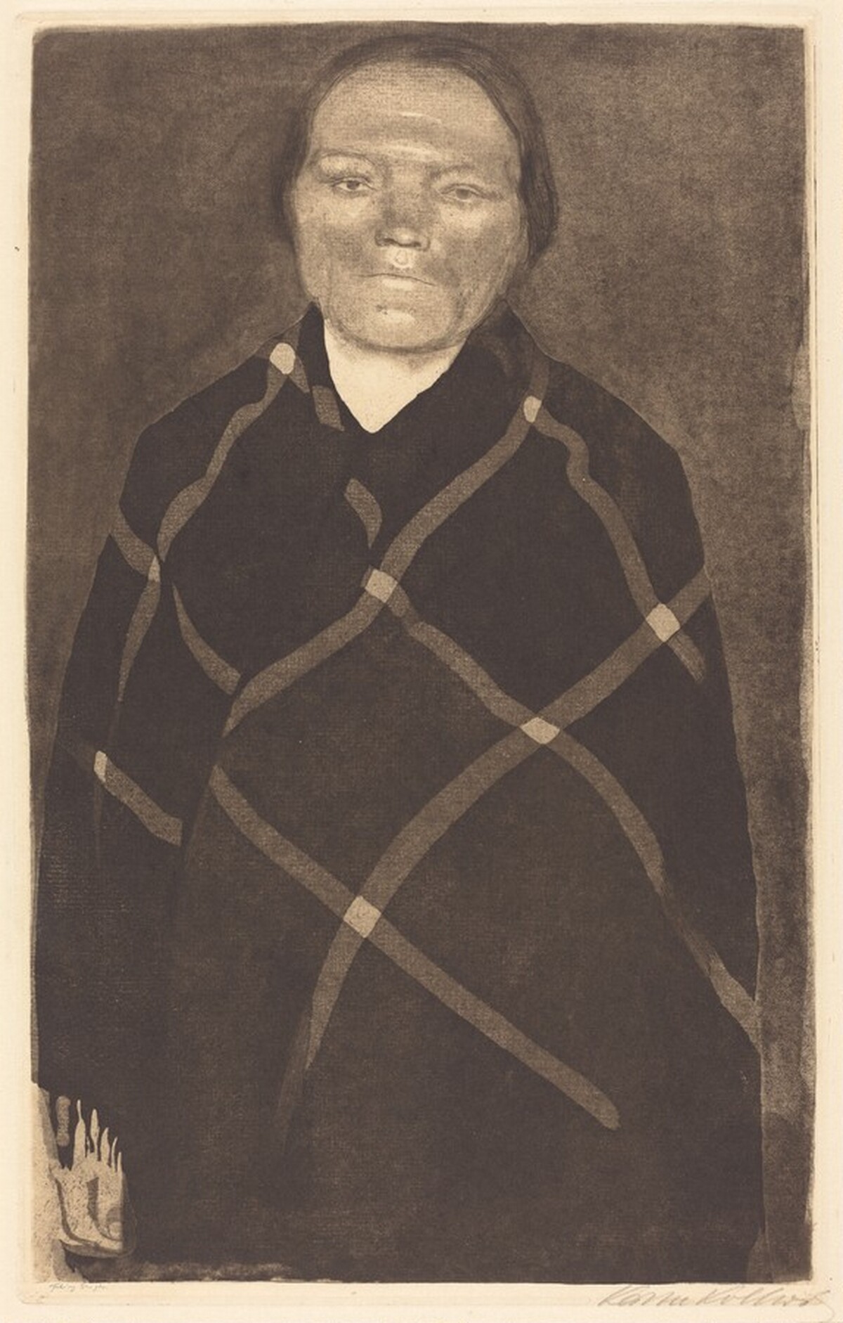 Pregnant Woman (Schwangere Frau) by Käthe Kollwitz
