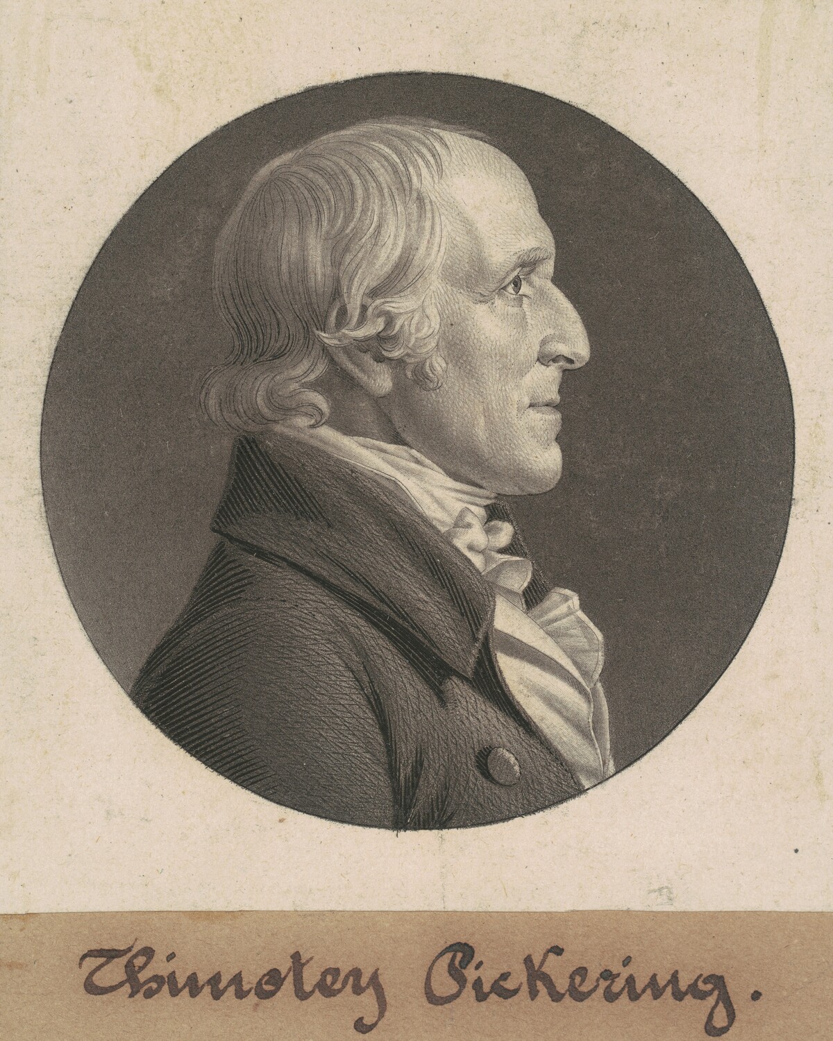 Timothy Pickering by Charles B. J. Févret de Saint-Mémin