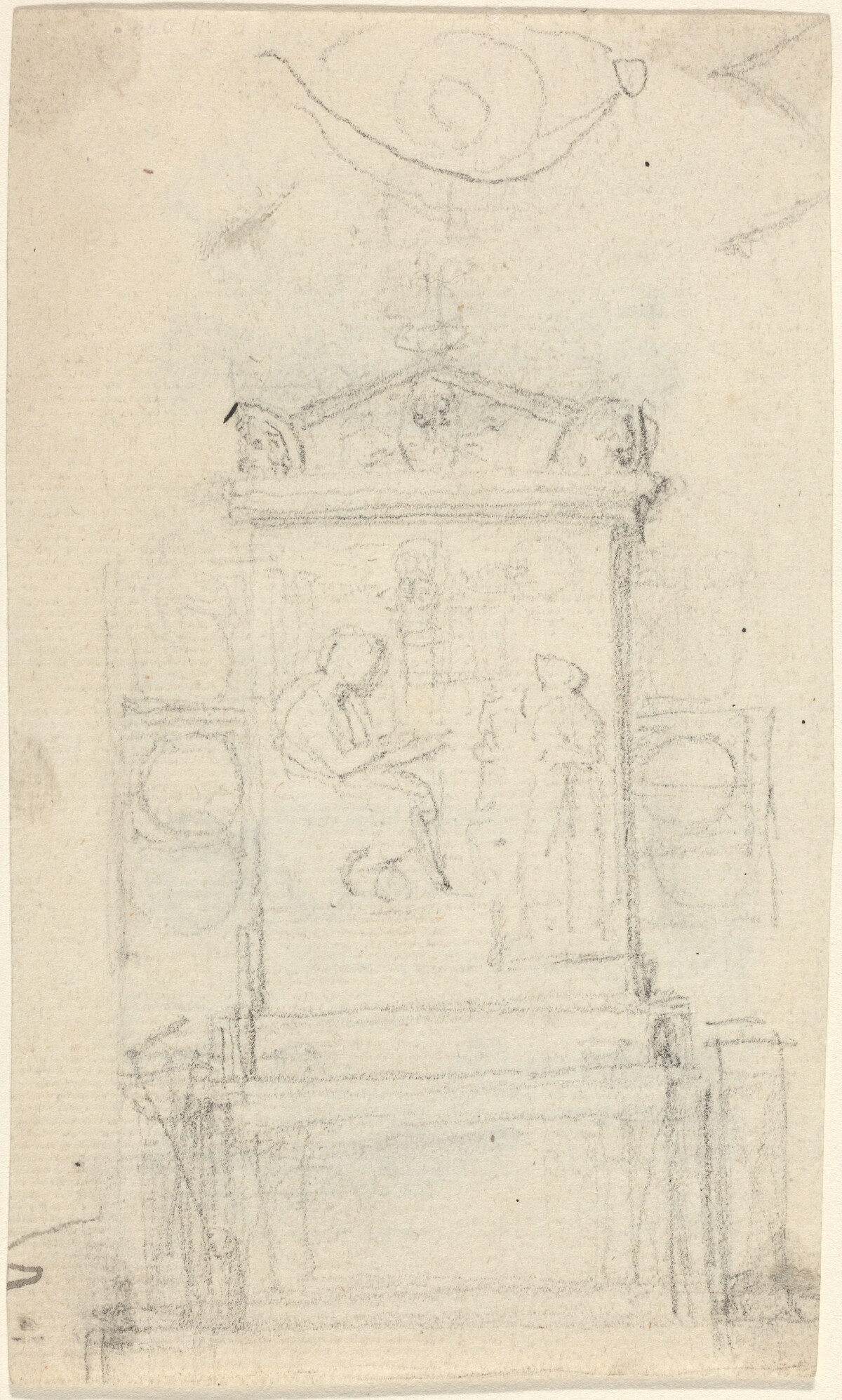 Design for the Tomb of Dr. Joseph Warton by John Flaxman