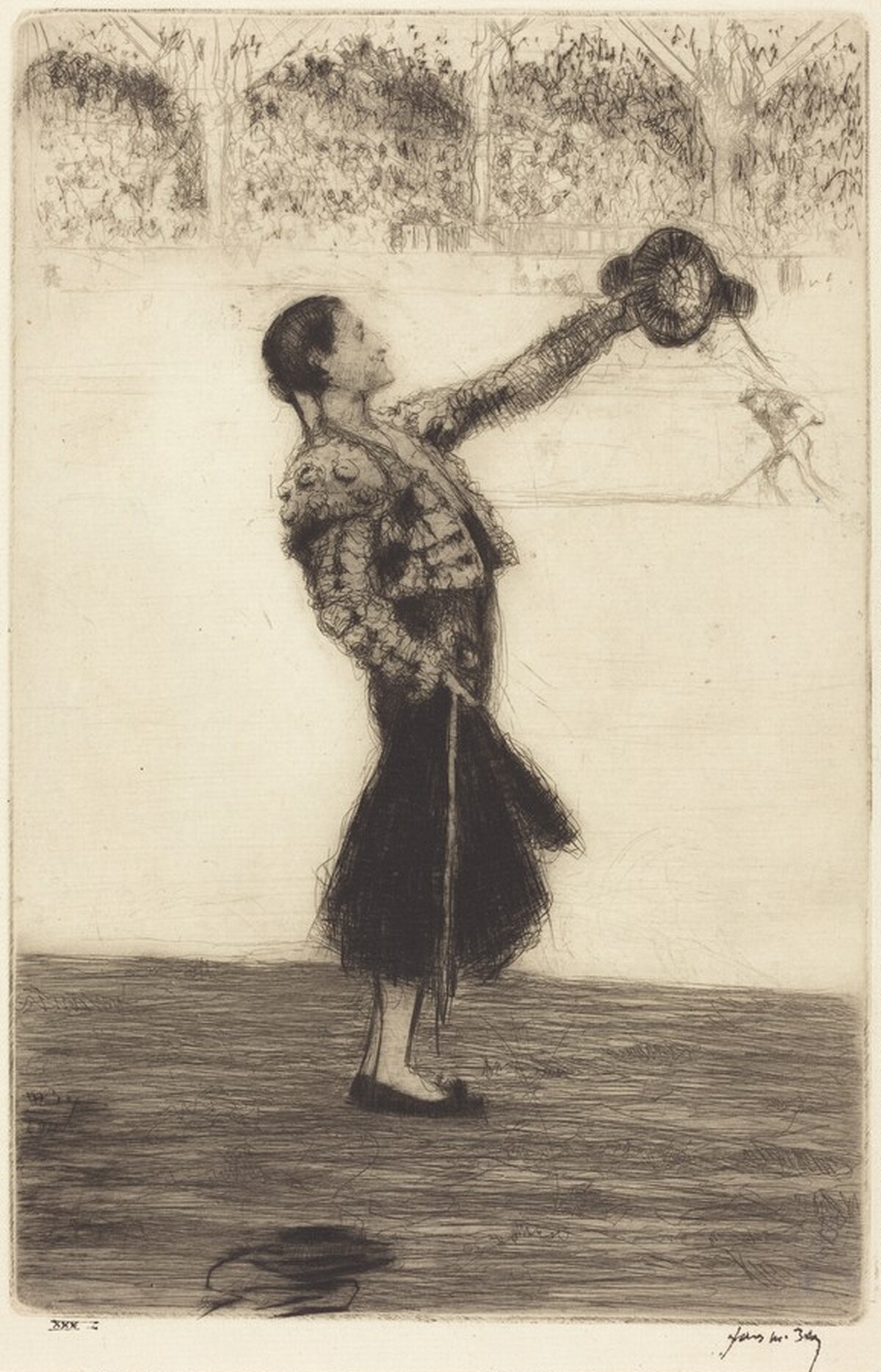The Ovation to the Matador by James McBey