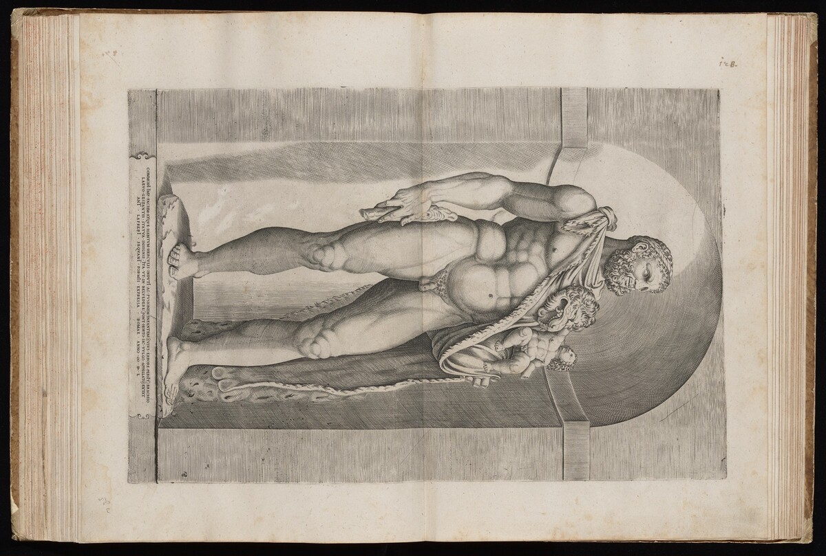 Heracles with the Infant Telephos by Italian 16th Century, published by Antonio Lafreri