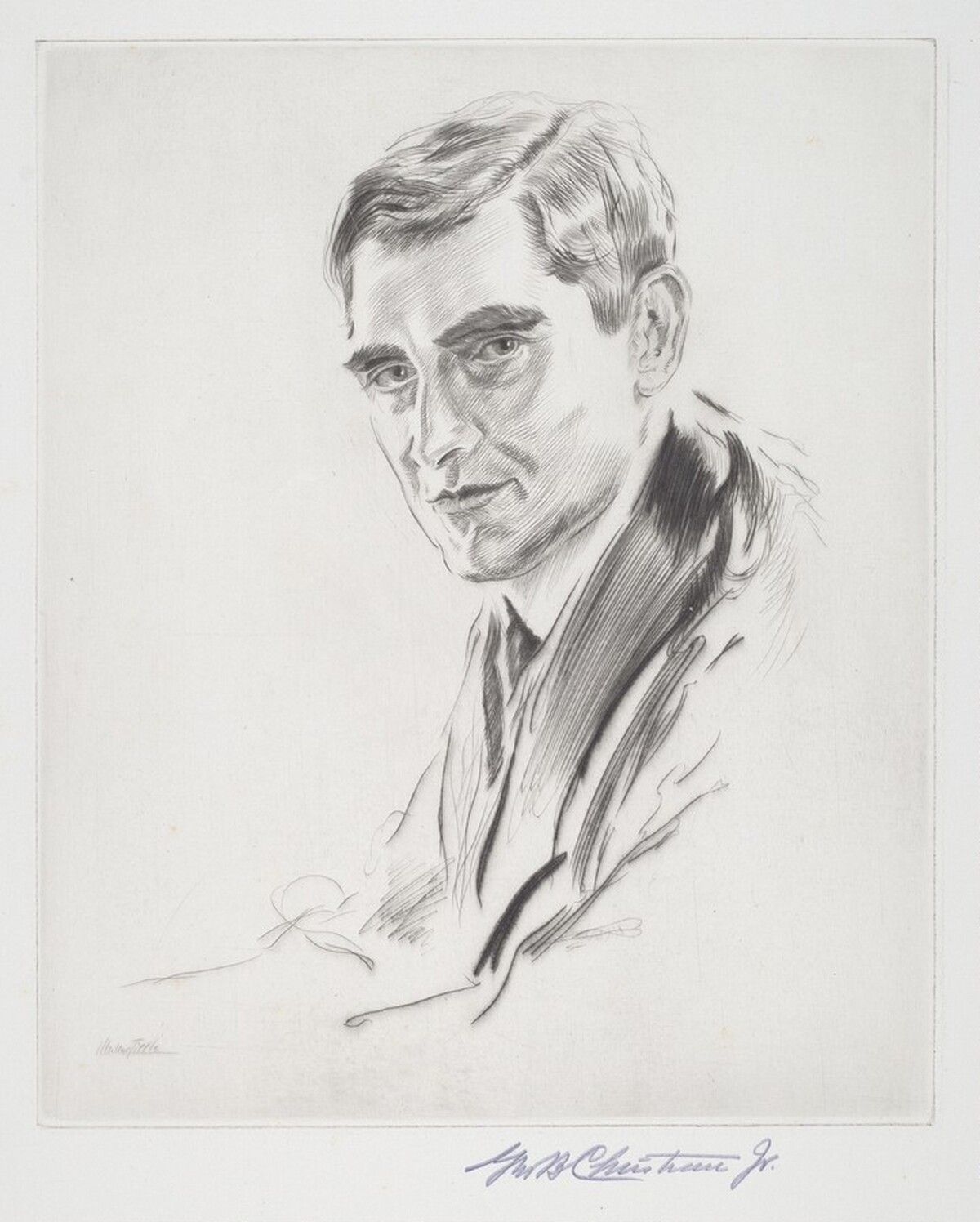 George B. Christian, Esquire, Secretary to President Harding by Walter Tittle