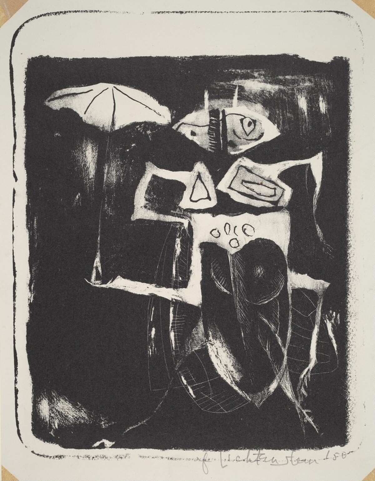 Insect with Umbrella by Roy Lichtenstein
