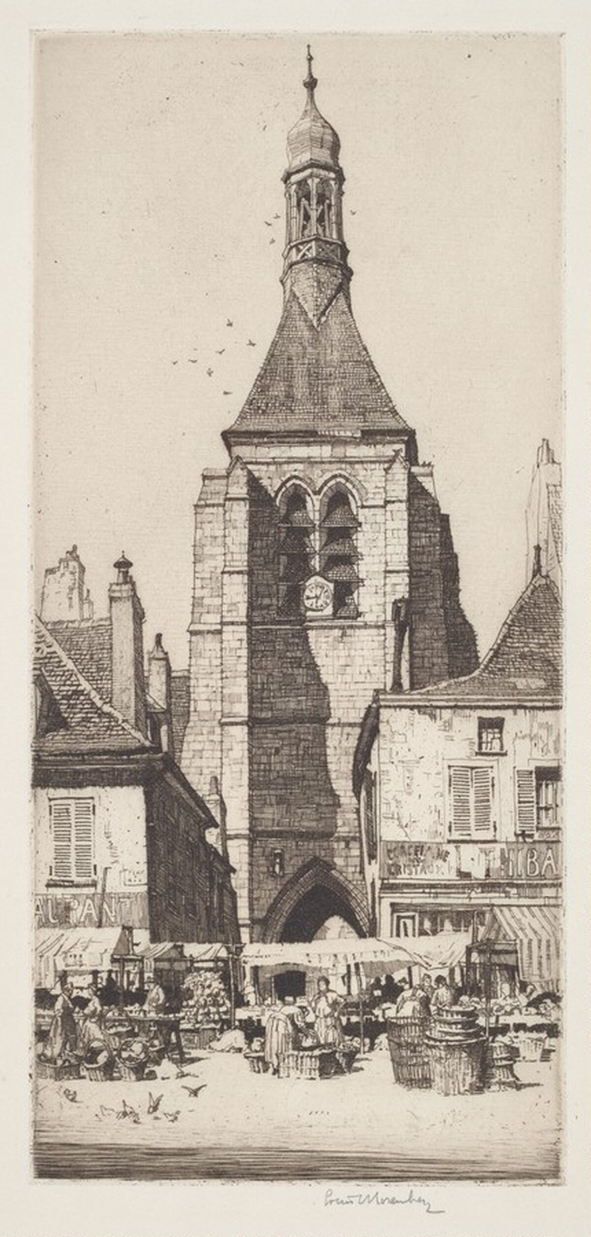Notre Dame du Val, Provins by Louis Conrad Rosenberg