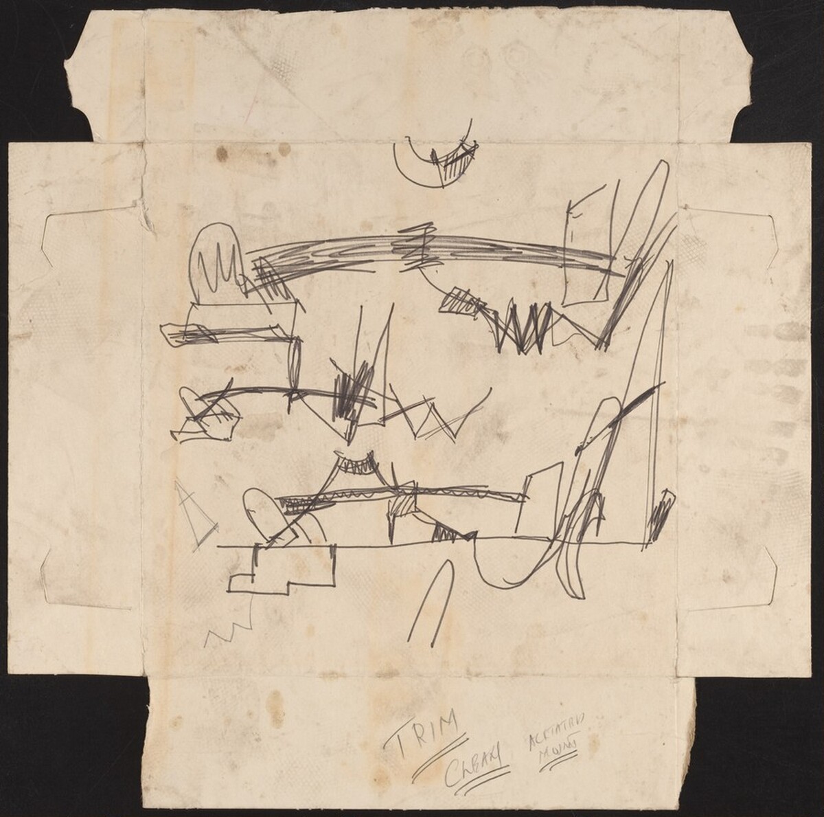 Study for "National Gallery Ledge Piece" by Anthony Caro